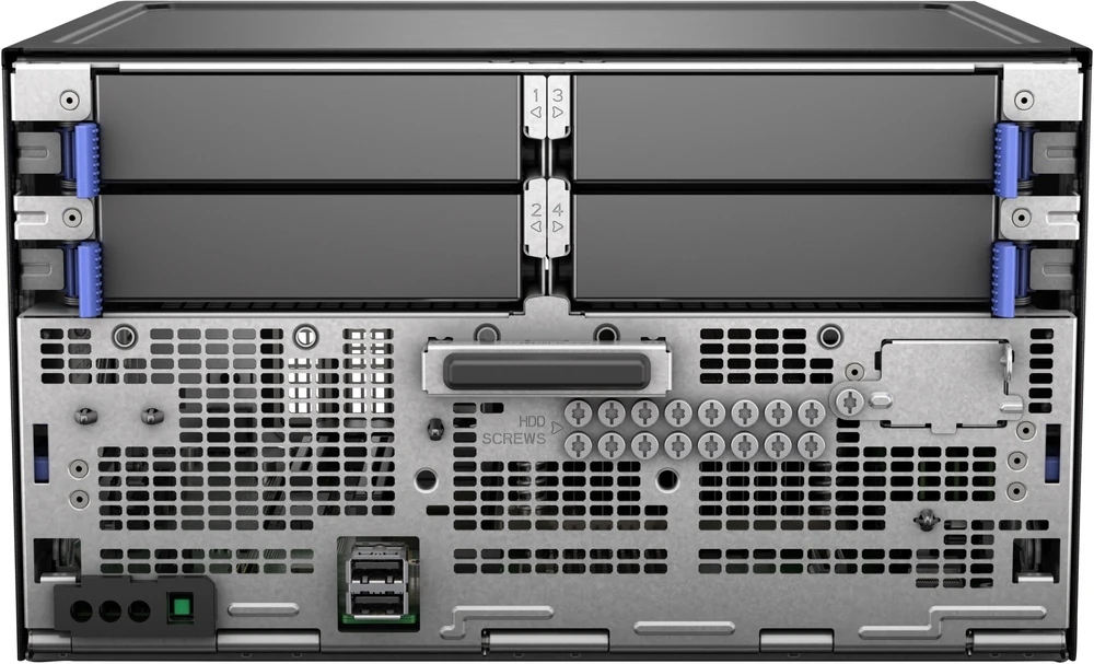 Serveris Hewlett Packard (HP) HPE PL MicroServer Gen11 6325P (3.5-5.2G/4C8T) 1x32G 2x4TB SATA 4LFF/SFF-NHP 4p1G iLoPort (P65741) NBD111 Išmanus pasirinkimas