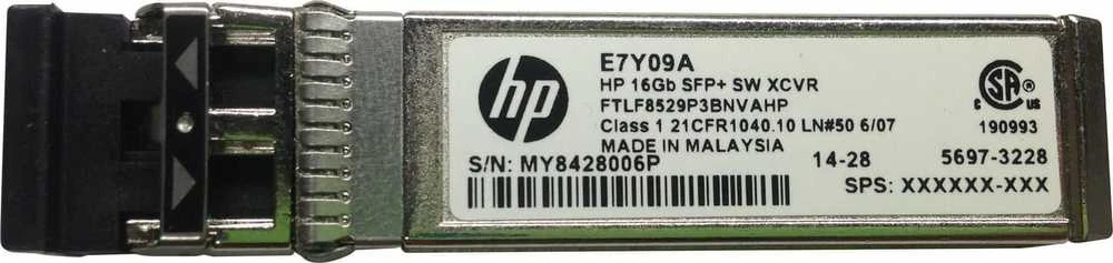 Šakotuvas Hewlett Packard (HP) SFP modulis HPE HPE 16GB SFP+ trumpųjų bangų 1 vnt. pakuotė, išplėstinės temperatūros siųstuvo-imtuvo tinklo siųstuvo-imtuvo modulis, šviesolaidinis, 16000 Mbit/s SFP+ 850 nm
