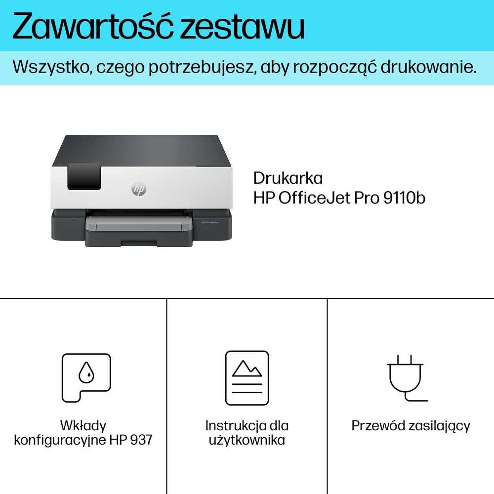 Hewlett Packard (HP) HP OfficeJet Pro 9110b Wireless Color Spausdintuvas, Two-sided spausdinimas