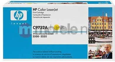 Hewlett Packard (HP) HP Color LaserJet 5500/5550 Toneris Geltona (12 000 puslapių)