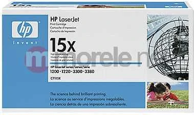 Hewlett Packard (HP) HP Toneris Juodas 15X for LaserJet 1200-/1220-/3300MFP-series (3.500 pages)