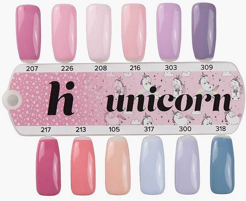 Hi Hybrid Unicorn Nr. 216 šviesiai rožinis hibridinis lakas 5ml