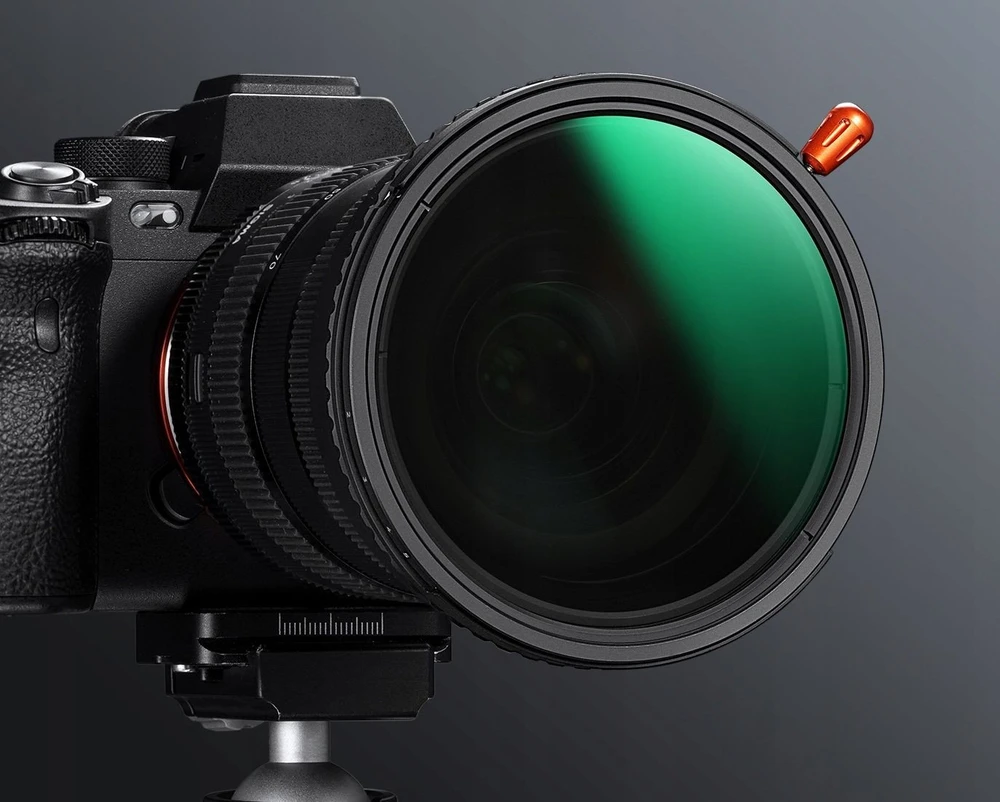 Hibridinis filtras 3in1 K&f 52 mm 52 mm Fader Nd2-32 + Cpl + Juodas Diffusion 1/4 / Kf01.2063