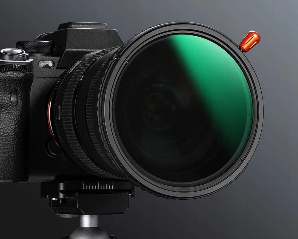 Hibridinis filtras 3in1 K&f 55 mm 55 mm Fader Nd2-32 + Cpl + Juodas Diffusion 1/4 / Kf01.2064