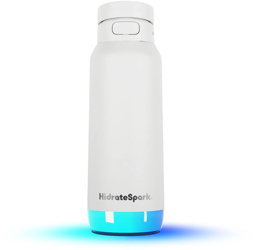 Gertuvė HidrateSpark PRO 2 išmanusis buteliukas su šiaudeliu, 950 ml, Baltas