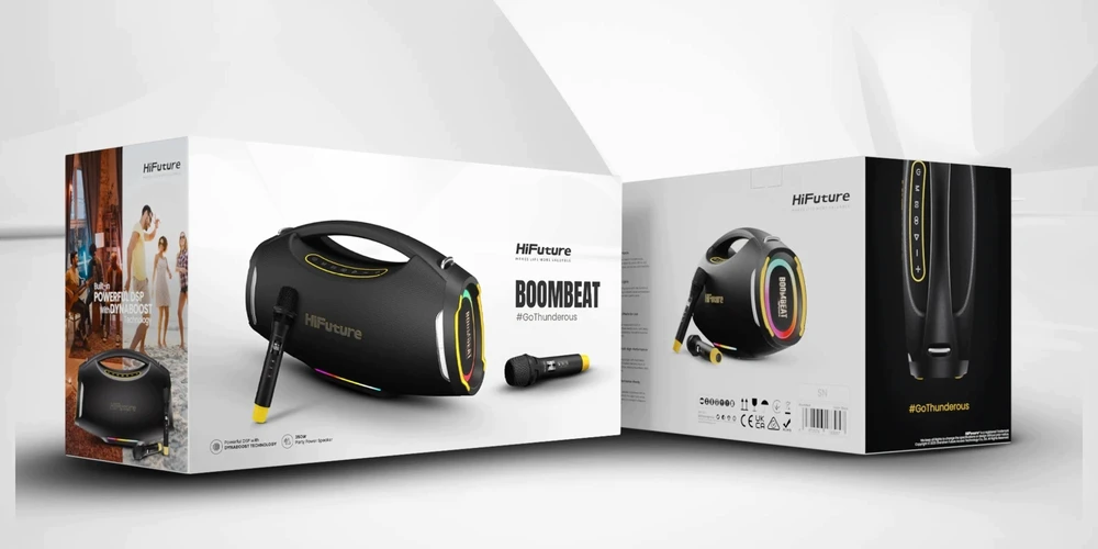 Garsiakalbis HiFuture BoomBeat juodas