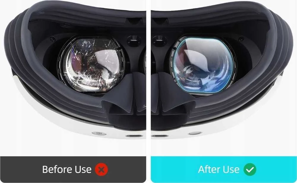 HiFylux 4x VR akinių / virtualios realybės akinių apsauga, skirta Sony Playstation VR2 / PS VR2 / Ps-ff29-4