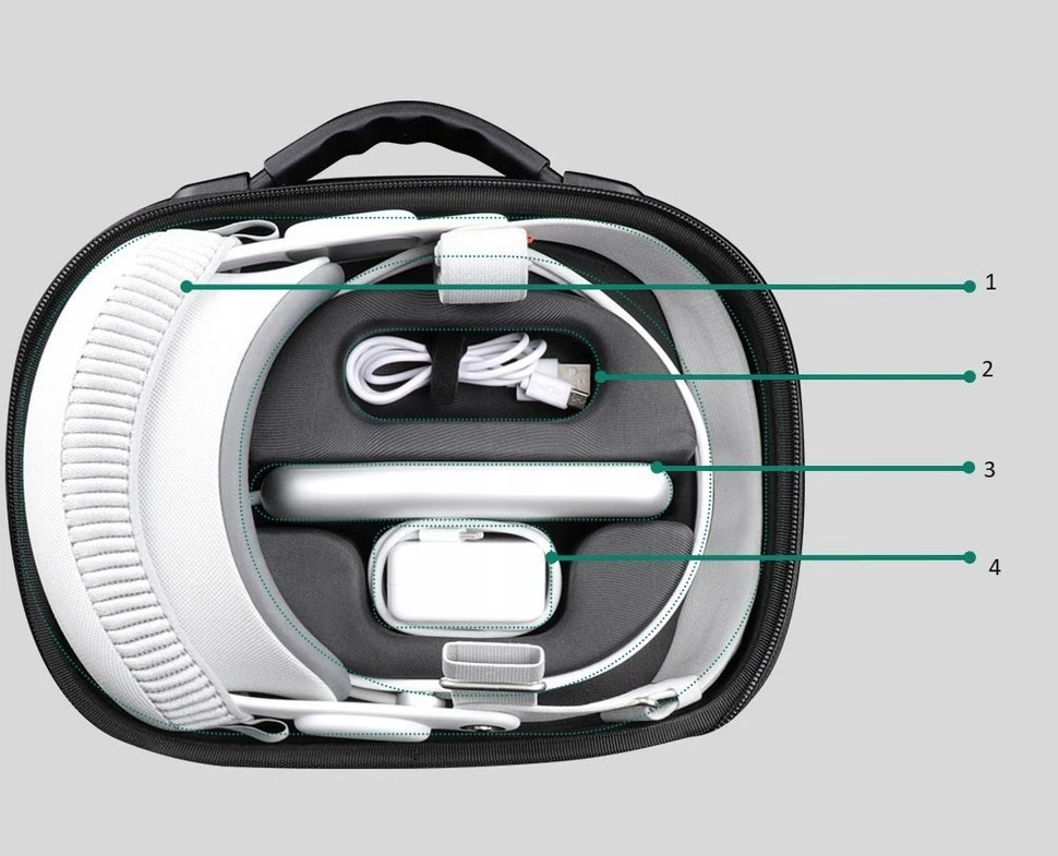 „HiFylux“ dėklas, skirtas VR akiniams su „Apple Vision Pro“ / „Ap-bf44-d“