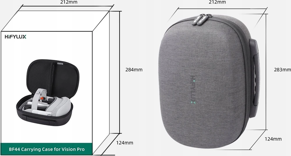 „HiFylux“ dėklas, skirtas VR akiniams su „Apple Vision Pro“ / „Ap-bf44-d“