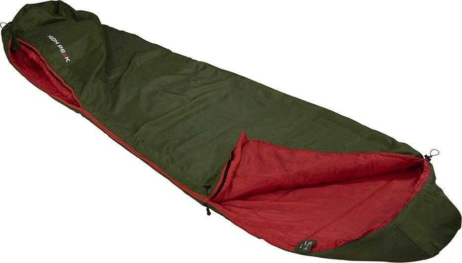 Hewlett Packard (HP) High Peak Lite Pak 1200 Mumijos formos miegmaišis Poliesteris Žalia, Raudona