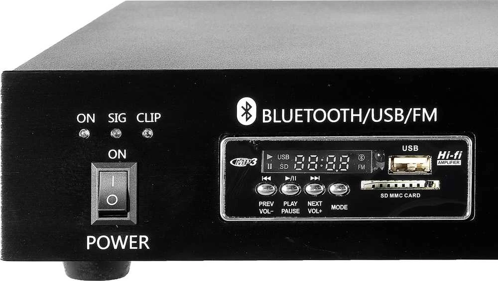 High Quality Music Aukštos kokybės muzika HQM1060BT/S - 60 W PA stiprintuvas