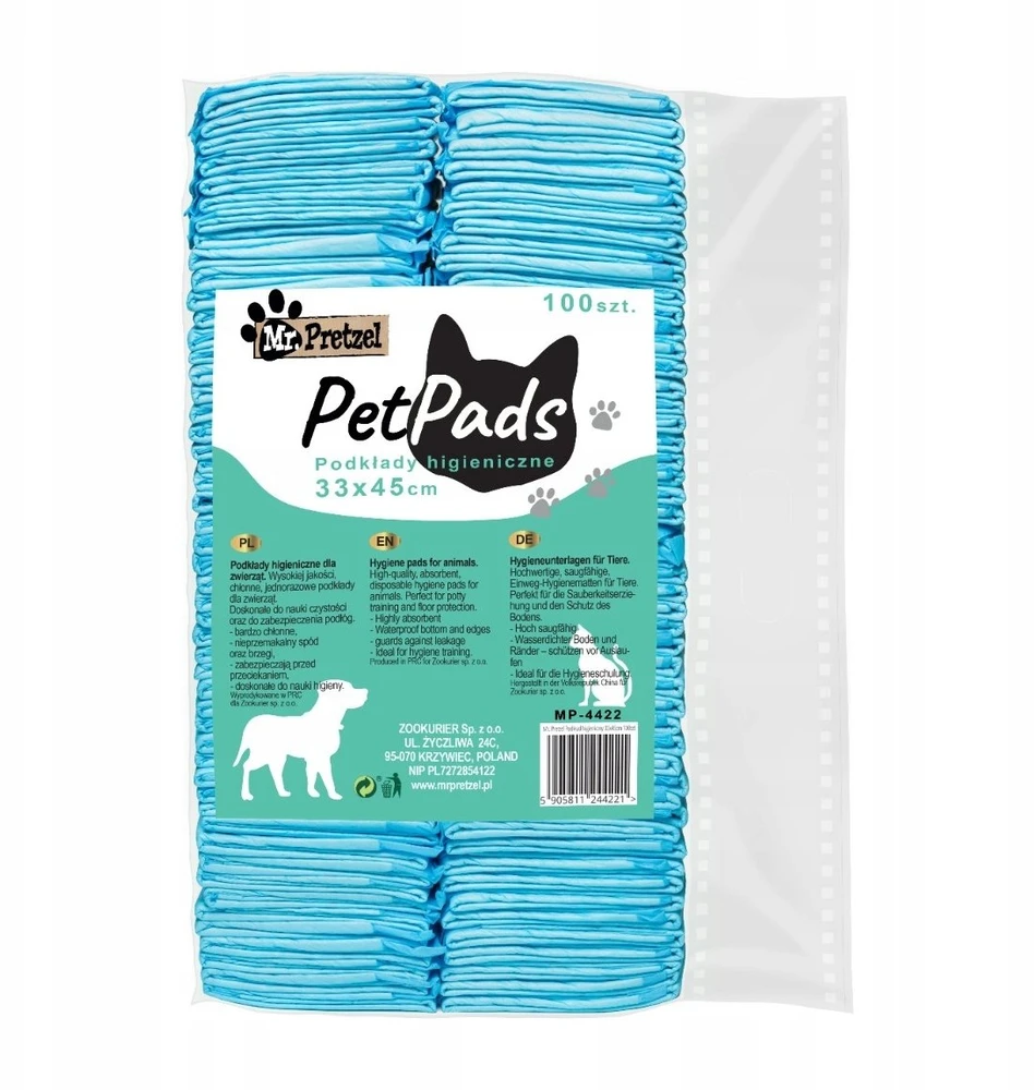 Higieninis padėklas Mr. Pretzel 33x45cm 100vnt
