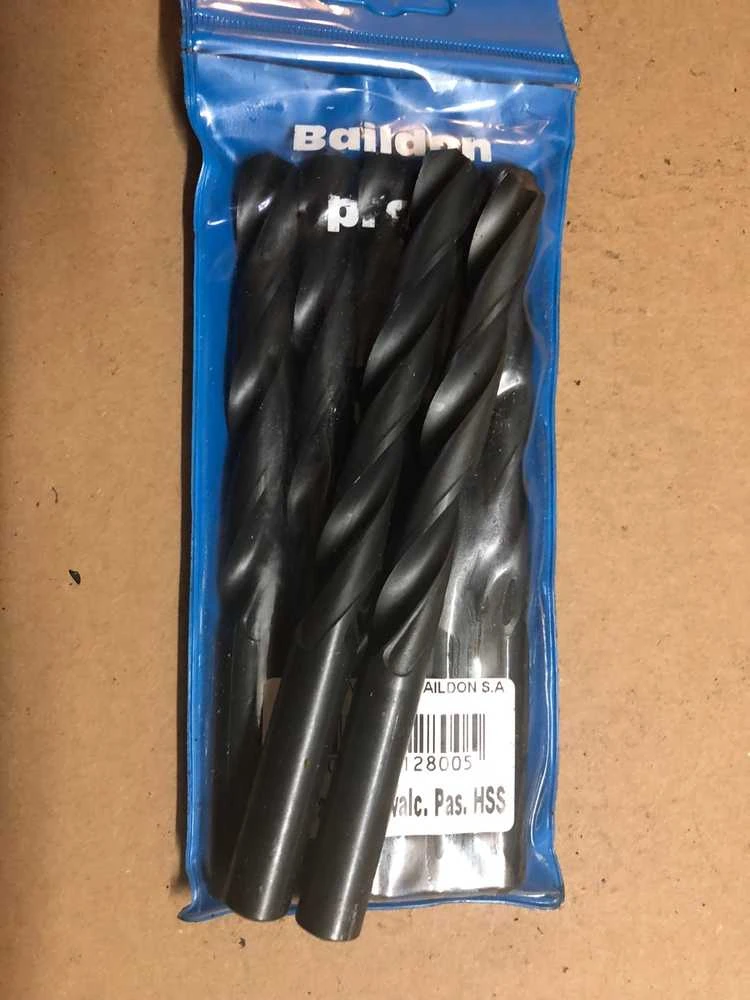 Wiertło Baildon DIN 345 ​​​​RN NWKc 27 mm metalo grąžtas, HSS-E Co5 (S), 291–170 mm (MK3 kotas)