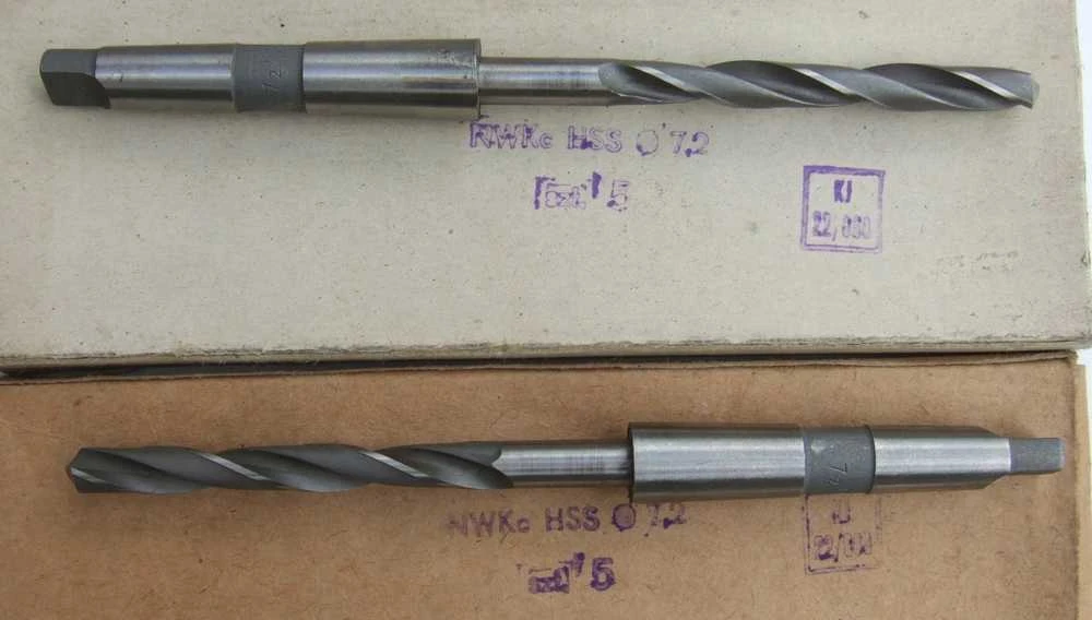 Wiertło Grąžtas 7.2 NWKc DIN 345 ​​​​RN cilindras 150-69 HSS MK1 kotas