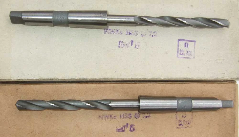 Wiertło Grąžtas 7.2 NWKc DIN 345 ​​​​RN cilindras 150-69 HSS MK1 kotas