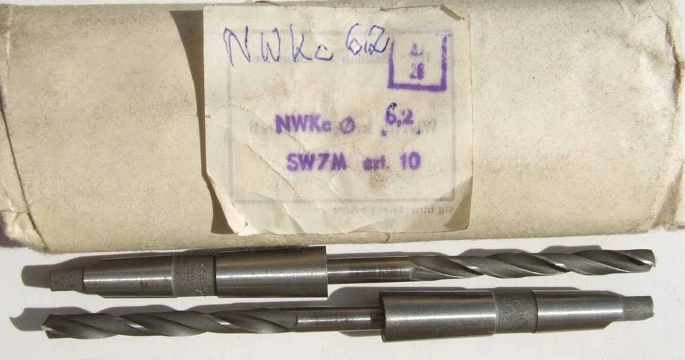 Wiertło Grąžtas 7.2 NWKc DIN 345 ​​​​RN cilindras 150-69 HSS MK1 kotas