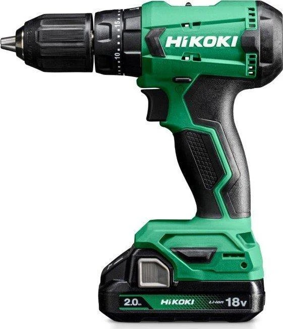 HiKOKI akumuliatorinis smūginis gręžtuvas su 18V 2.0Ah baterija
