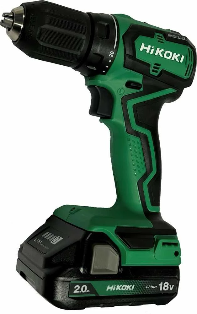 Hikoki DS18DDWRZ akumuliatorinis gręžtuvas su baterija