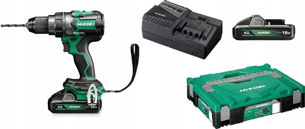 Suktuvas-gręžtuvas Hikoki DS18DCWRZ; 18 V; 2x2,5 Ah akum.
