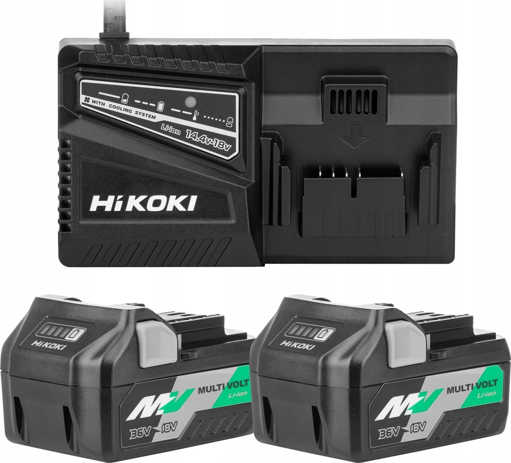 Suktuvas-gręžtuvas Hikoki DS18DCWRZ; 18 V; 2x2,5 Ah akum.