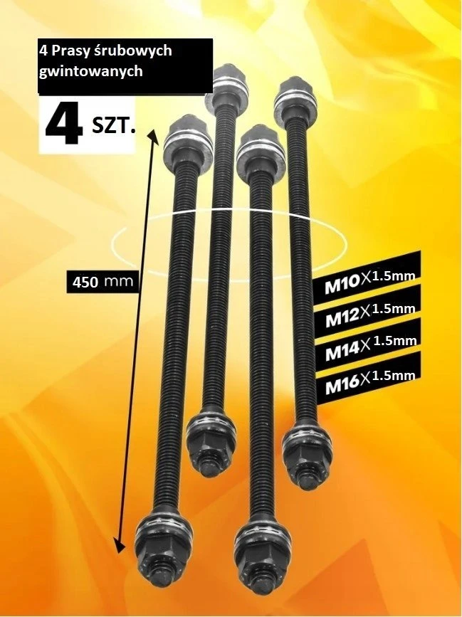 Hikoki JCB SET OF PULLERS FOR SOCKET ARM BUSHINGS, BEARINGS 26 pcs.