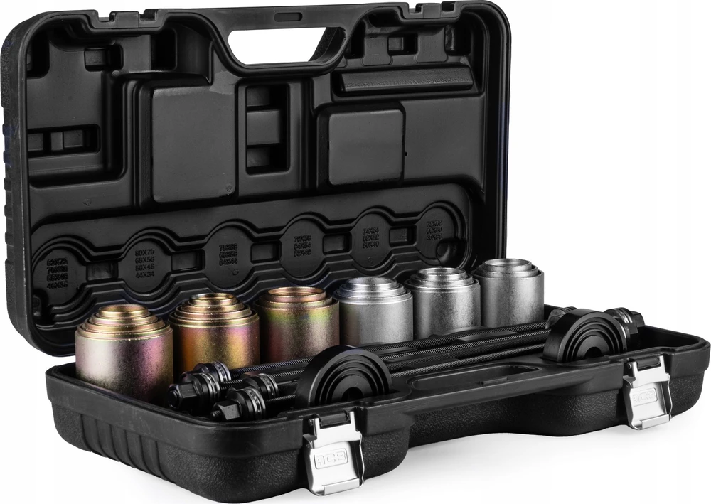 Hikoki JCB SET OF PULLERS FOR SOCKET ARM BUSHINGS, BEARINGS 26 pcs.