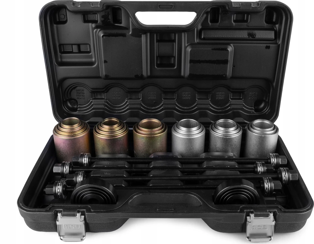 Hikoki JCB SET OF PULLERS FOR SOCKET ARM BUSHINGS, BEARINGS 26 pcs.