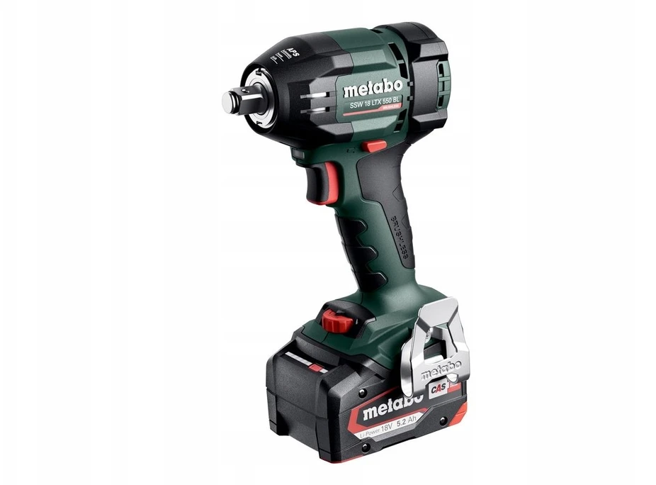 Smūginis veržliasūkis Metabo SSW 18 LTX 550 BL; 18 V; 2x5,2 Ah akum.