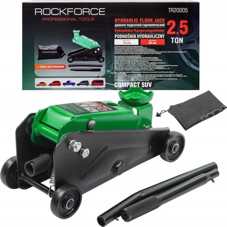 Hikoki Rockforce Wmc ROCKFORCE LIFT "FROG" 2.5T/ KROSOVERIUI IR MIKROAUBUSIUI