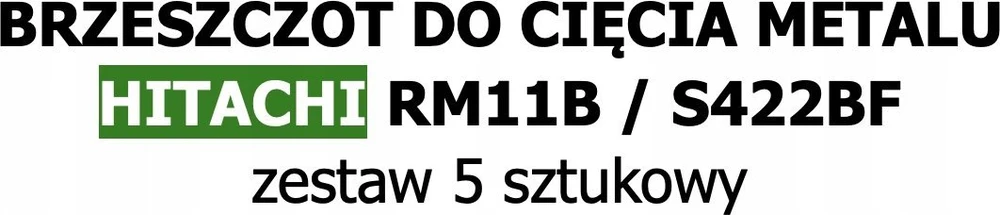Pjūkleliai tiesiniam pjūklui Hikoki RPM30B; 5 vnt.