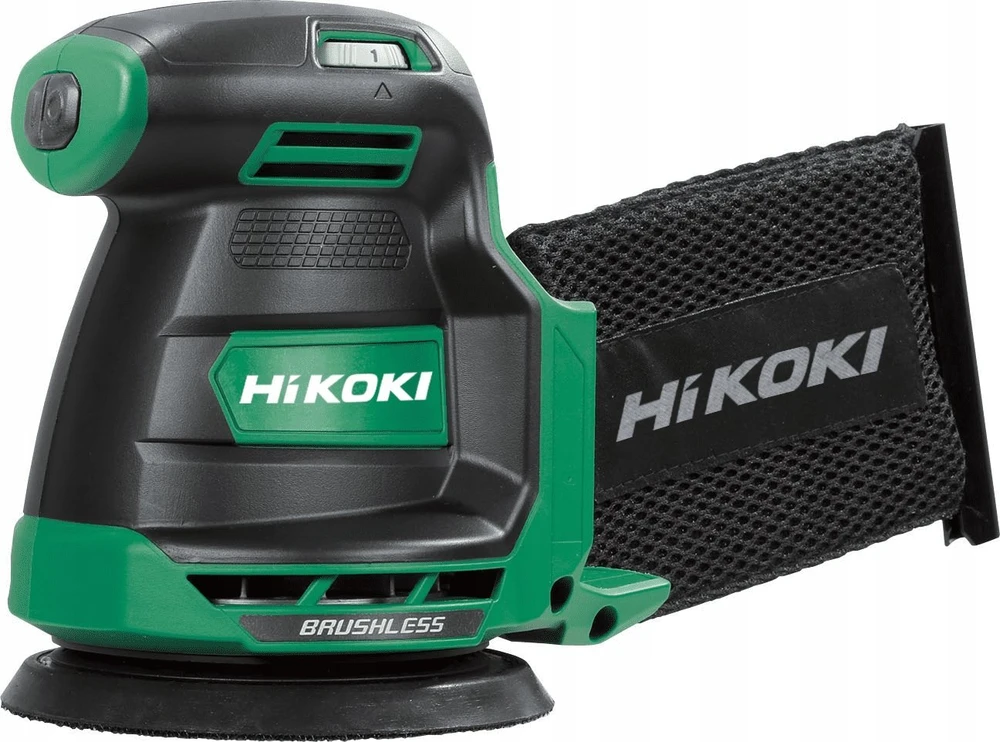 Ekscentrinis šlifuoklis Hikoki SV1813DAW2Z; 18 V (be akumuliatoriaus ir pakrovėjo)