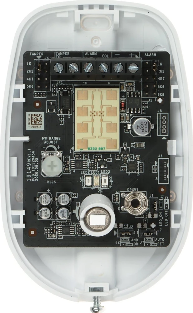 Vidaus Ellipse PIR + mikrobangų detektorius Hikvision ALARM DS-PDD12P-EG2