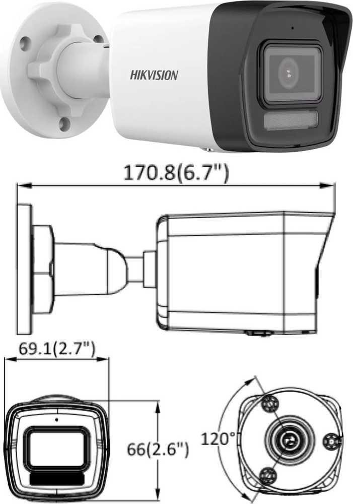 Hikvision Kamera DS-2CD1043G2-LIU(2.8mm)