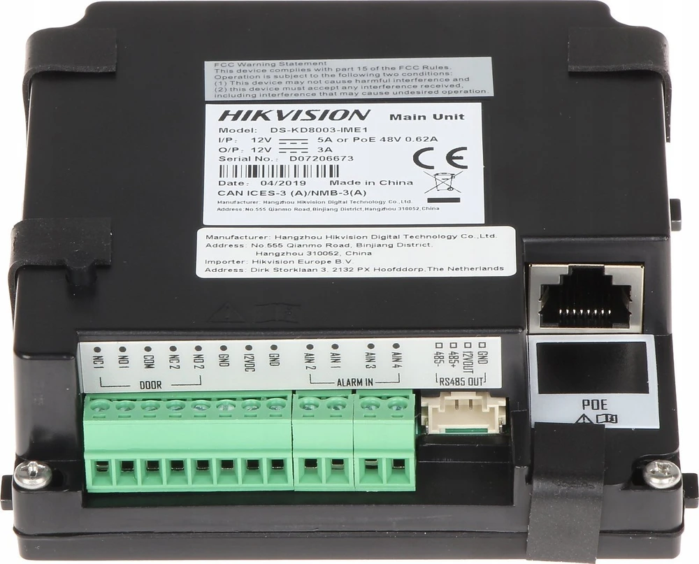 VIDEO DOMOFONO MODELIS DS-KD8003-IME1(B)/EU Hikvision