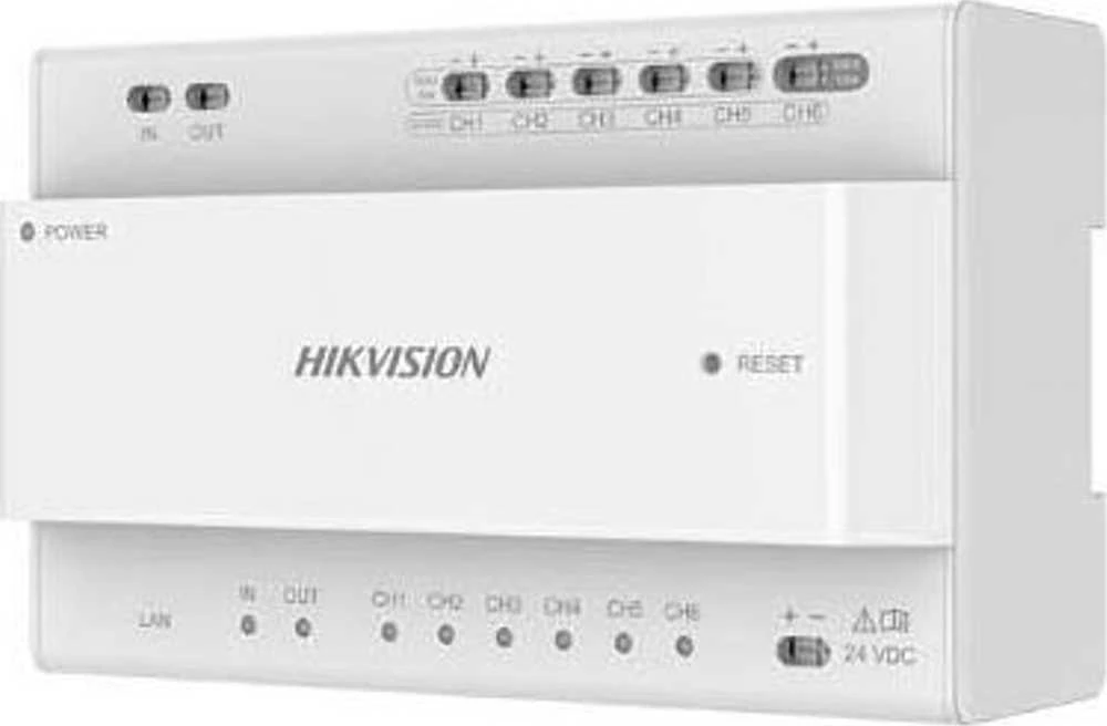 Dviejų laidų vaizdo/garso skirstytuvas Hikvision DS-KAD7060EY-S