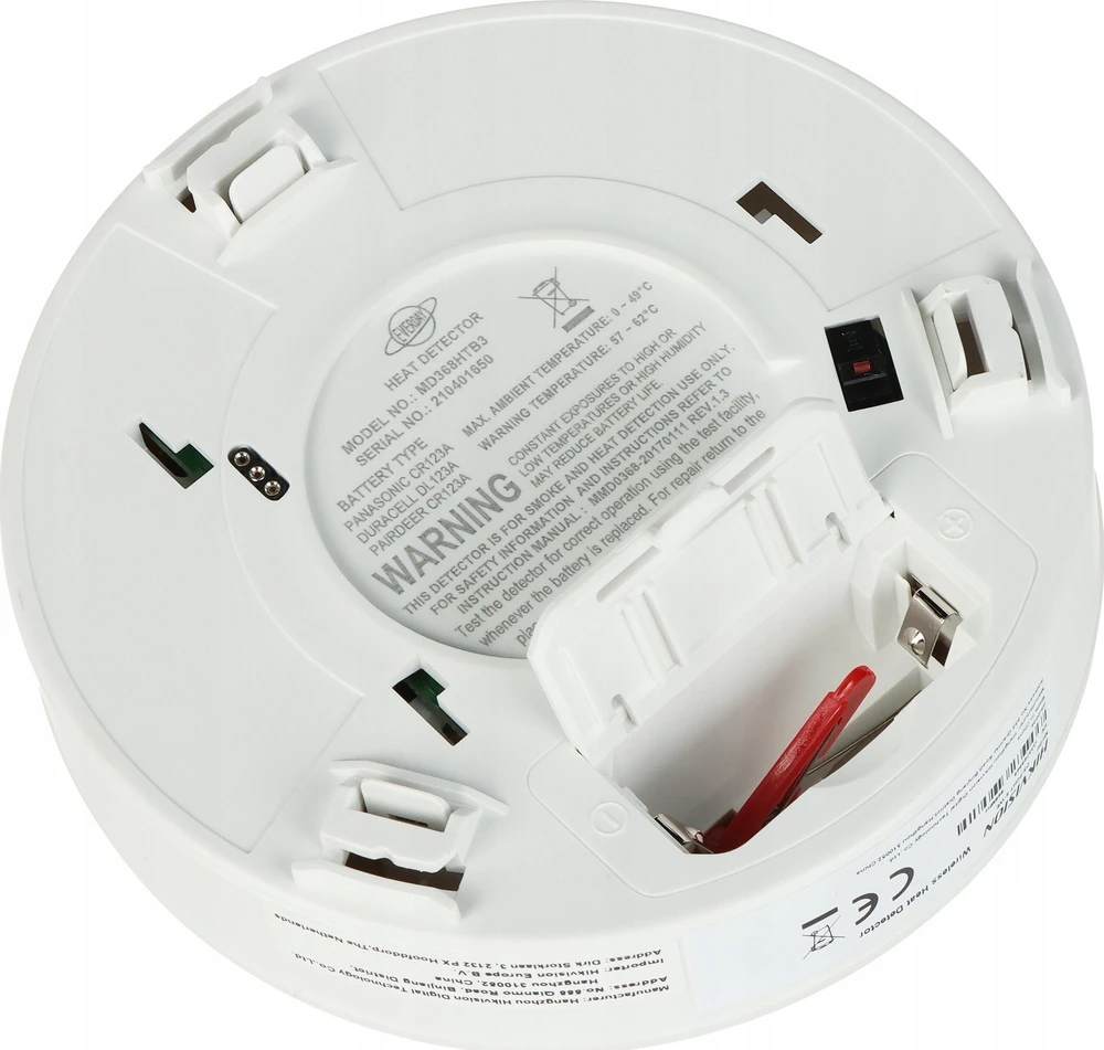 Belaidis temperatūros detektorius Hikvision DS-PDHT-E-WE AX PRO