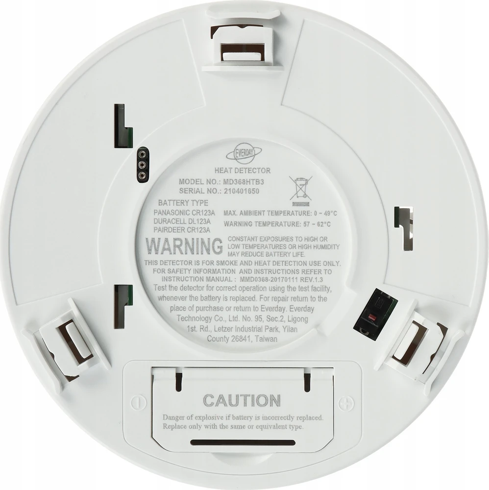 Belaidis temperatūros detektorius Hikvision DS-PDHT-E-WE AX PRO