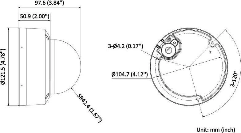 HIKVISION IP CAMERA DS-2CD2163G2-LIS2U (2.8mm)