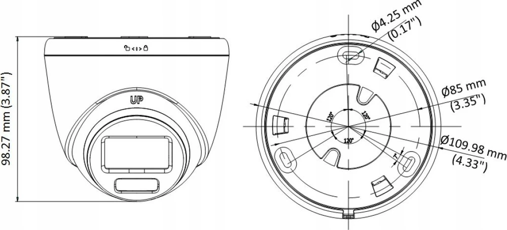 4 IN 1 KAMERA HIKVISION DS-2CE72KF3T-LE (2.8mm) (O-STD)