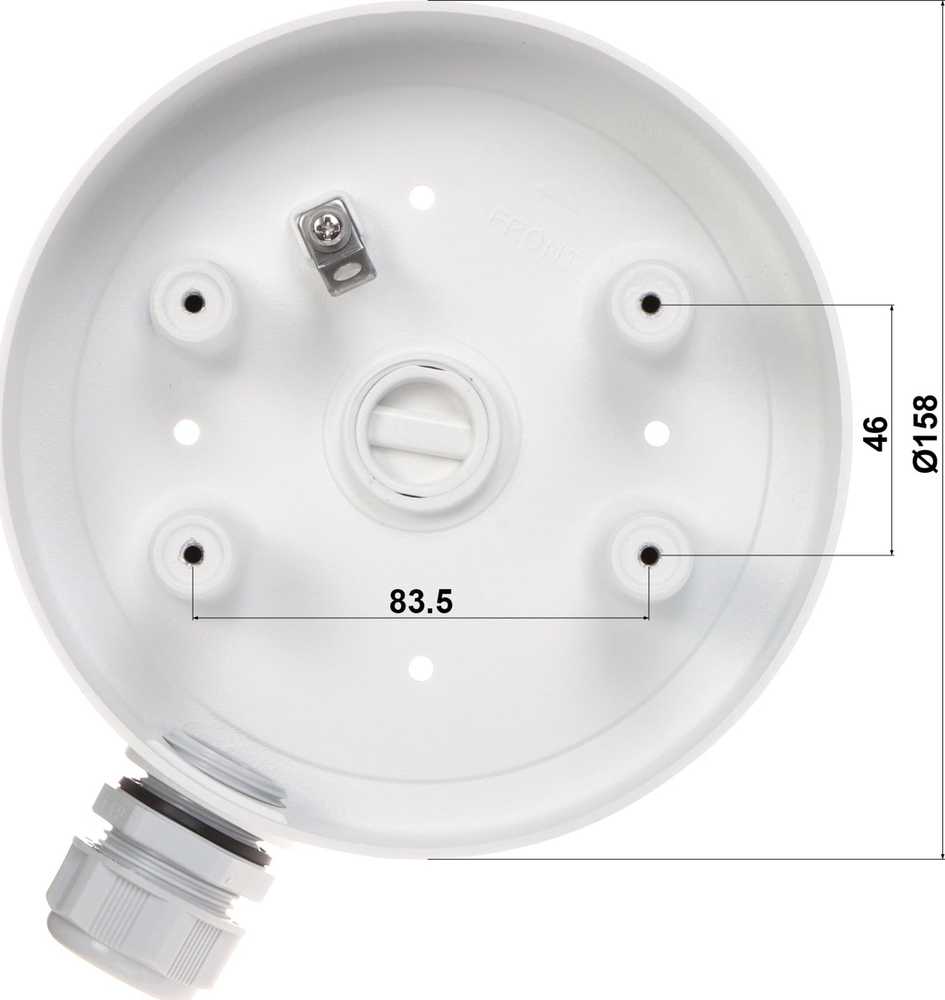 Montavimo bazė Hikvision DS-1280ZJ-SD11