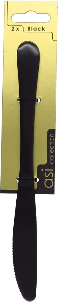 Asi Collection Knives 2pcs. Juodas 4,0mm