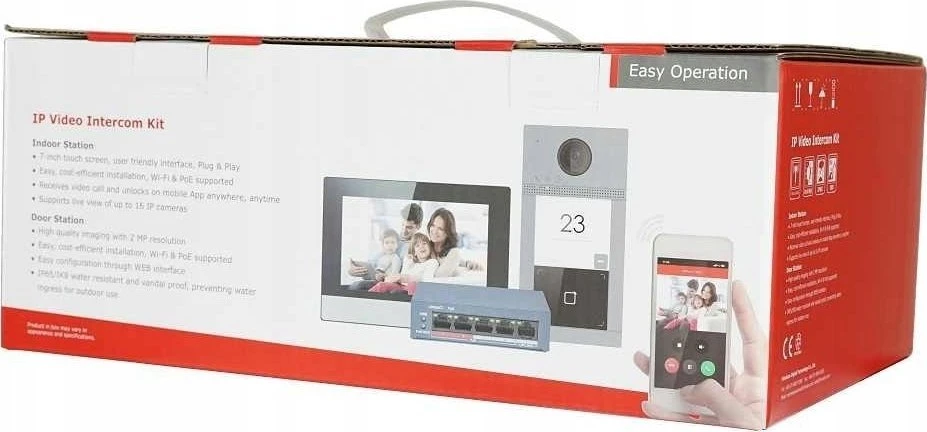 VIDEO DOMOFONO RINKINYS DS-KIS604-S(C) Hikvision