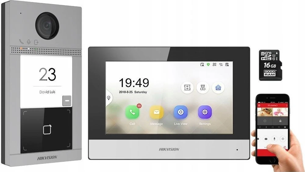 VIDEO DOMOFONO RINKINYS DS-KIS604-S(C) Hikvision