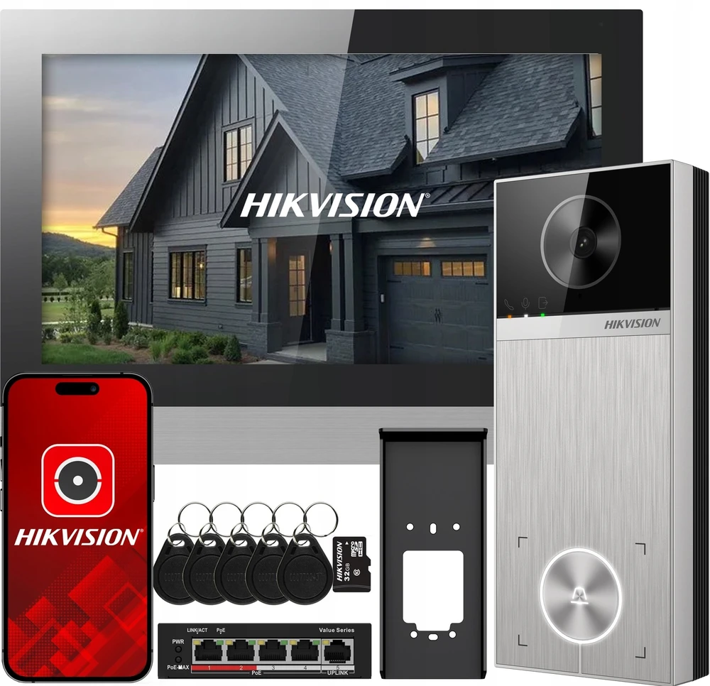 HIKVISION DS-KIS613-S vaizdo domofono rinkinys