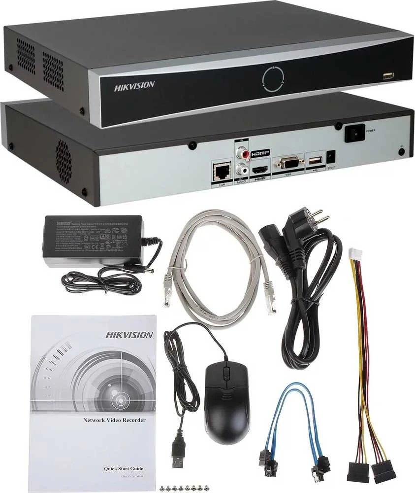 Tinklo Vaizdo Įrašymo Įrenginys - Hikvision DS-7604NXI-K1(D) 4CH 12MP 30fps AcuSense