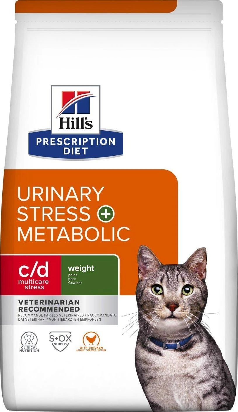 Sausas Kačių Maistas - Hill's C/d Šlapimo Stresas + Metabolizmas, 3kg