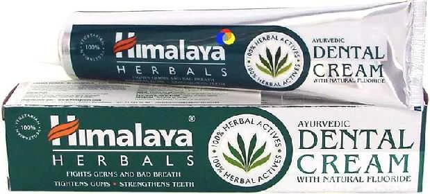 Himalaya Herbals Dantų pasta-kremas su nimbamedžiu ir granatais, Himalaya, 100g