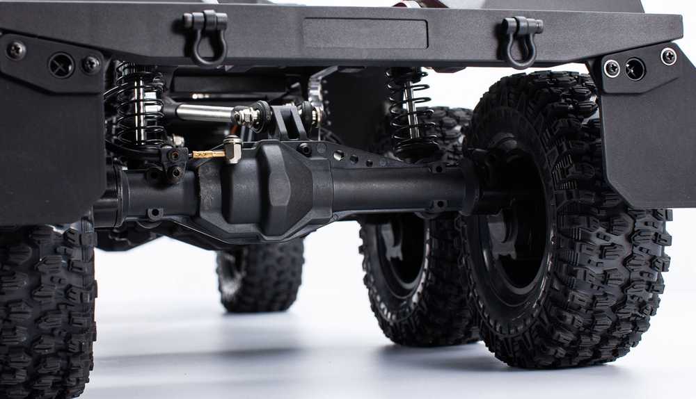 Himoto Amewi RC Auto AMXRock RCX10.3P Crawler 6x6 Pickup grau /14+