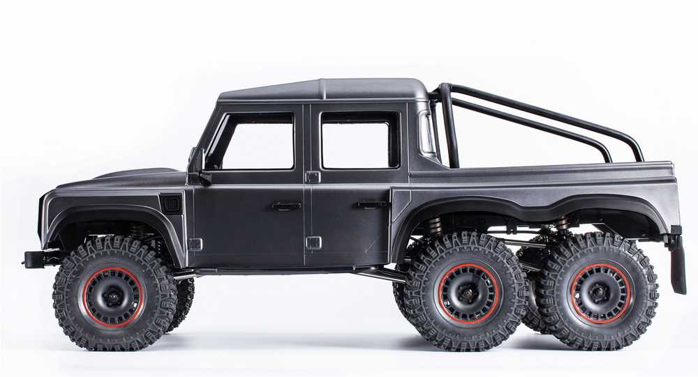 Himoto Amewi RC Auto AMXRock RCX10.3P Crawler 6x6 Pickup grau /14+