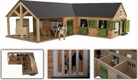 Hipo Farma Hipo arklidė arkliams 4 boksai Skalbti 68x77x27cm